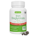 Igennus Clean Iron Bisglycinate 20mg con Vitamina C, 180 Tabletas Veganas, Suministro para 6 Meses, Fórmula Suave de Alta Absorción para Hombres y - imagen 1