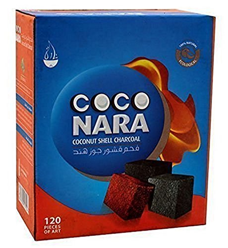Carbones Naturales CocoNara para Hookah Shisha, 120 Piezas - imagen 4