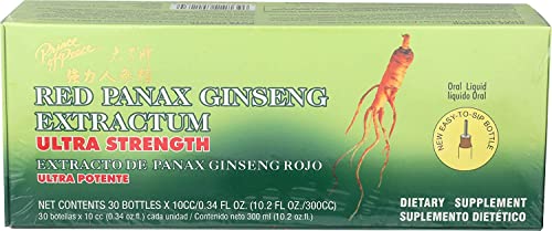 Extracto Ultra Fuerte de Ginseng Panax Rojo Prince of Peace, 0.34 Fl Oz (Paquete de 30) - imagen 4