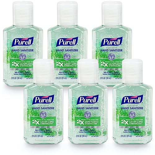Gel Antibacterial PURELL Advanced, Aroma Fresco, 2 oz Tamaño Viaje con Tapón Flip (Paquete de 6), 3156-04-EC - imagen 3