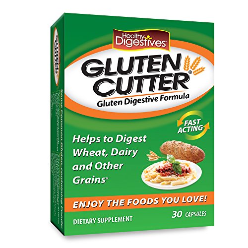 Fórmula Enzimática Gluten Cutter de Healthy Digestives - Mejora la Digestión del Gluten y Ayuda a Descomponer Trigo, Lácteos y Otros Granos - 30 - imagen 3