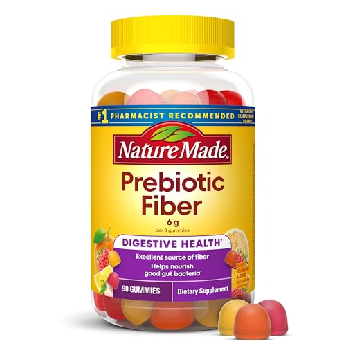 Gomitas de Fibra Prebiótica Nature Made para Adultos y Niños, Suplemento de Fibra para Apoyo Digestivo, 90 Gomitas - imagen 1