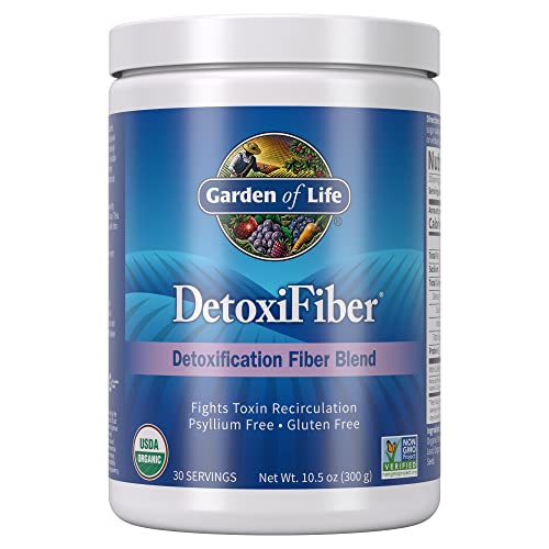 Garden of Life Polvo de Fibra Orgánico Sin Sabor Detox Blend con Chía, Alfalfa y Cebada para Limpieza Herbal, 30 porciones, Vegano, Sin Gluten, No OGM - imagen 5