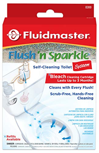 Sistema de limpieza automático para inodoro Fluidmaster 8300 Flush 'n Sparkle con cartucho de cloro, 1 unidad (puede variar el empaque) - imagen 4