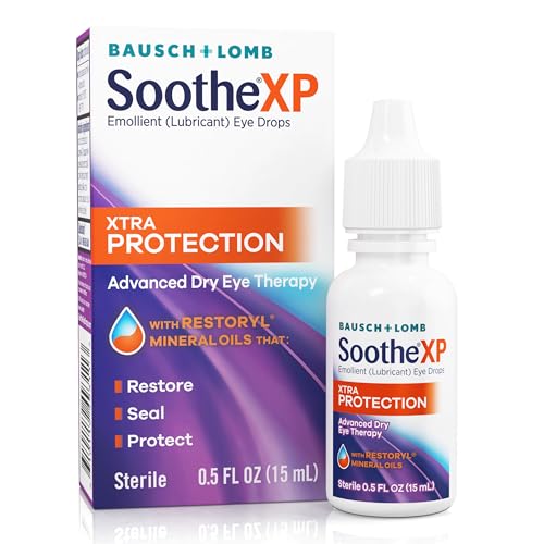 Gotas para los Ojos Soothe XP para Síntomas de Ojos Secos, Protección Xtra, Lubricación, Restaura la Humedad, Alivia la Irritación, 0.5 Fl Oz - imagen 1