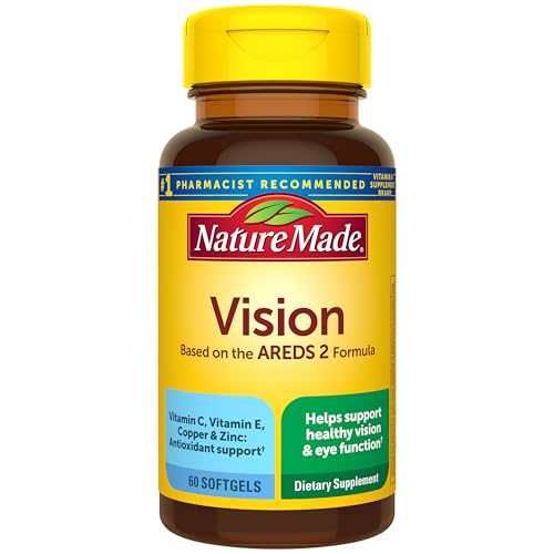 Nature Made Vitaminas para la Visión con Luteína y Zeaxantina, Fórmula AREDS 2, 60 Softgels, Apoyo a la Salud Ocular, Suministro para 30 Días - imagen 2