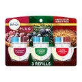 Recarga de Aceite Aromatizante Febreze Plug In, Mezcla Navideña, 3 Recargas, Combate Olores, Transparente - imagen 1
