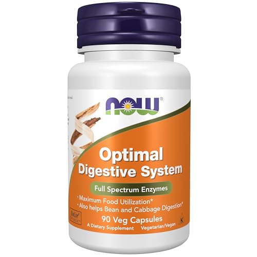 Suplementos NOW Foods, Sistema Digestivo Óptimo, Enzimas de Espectro Completo, 90 Cápsulas Veganas - imagen 6
