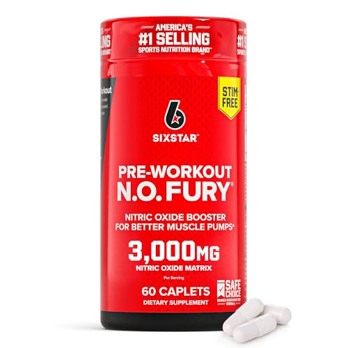 Suplementos de Óxido Nítrico Six Star para Hombres y Mujeres, Constructor Muscular (60 Cápsulas) - Pastillas para Aumentar Óxido Nítrico, Suplemento - imagen 6