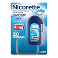 Nicorette 4 mg Pastillas de Nicotina Recubiertas para Dejar de Fumar - Sabor Menta Helada, 20 Piezas - imagen 1