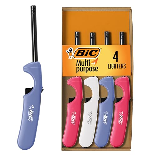 Encendedores Clásicos Multiusos BIC, Ligeros y Confiables para Velas y Parrilla, Paquete de 4, Colores Surtidos (Colores Pueden Variar) - imagen 6