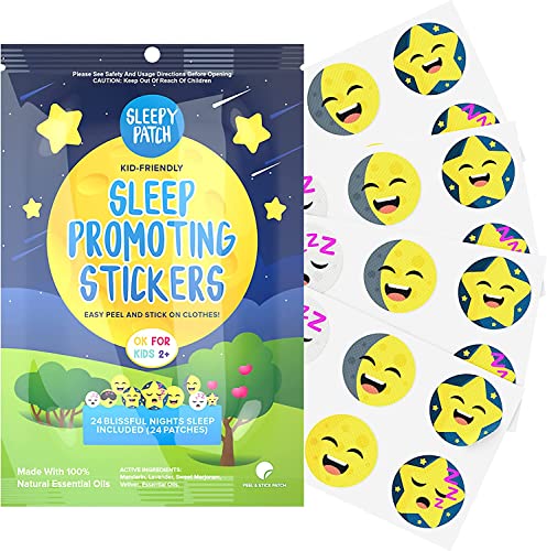 NATPAT Parches para Dormir - Stickers para Niños que Promueven el Sueño - Solución No Tóxica y Libre de Químicos - Pack de 24 Parches Buzz Patch - imagen 3