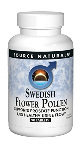 Source Naturals Polen de Flor Sueca para Apoyar la Función Prostática y Flujo Urinario Saludable - 90 Tabletas - imagen 3