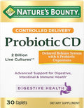 Suplemento Dietético Probiótico Nature's Bounty, Liberación Controlada, 30 Tabletas para la Salud Digestiva e Inmunológica - imagen 1