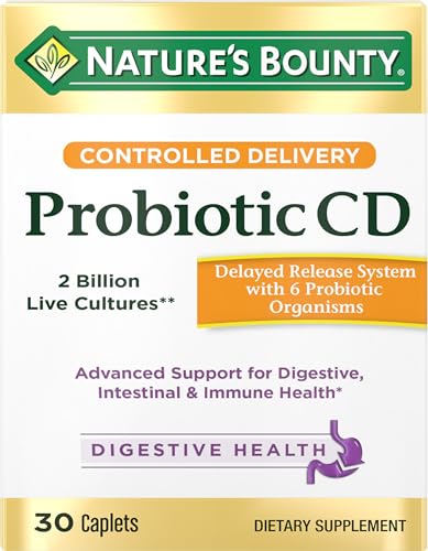 Suplemento Dietético Probiótico Nature's Bounty, Liberación Controlada, 30 Tabletas para la Salud Digestiva e Inmunológica - imagen 4
