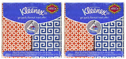 Kleenex® Paquetes de Bolsillo de 3 Capas con 16 Paquetes de 10 Papeletas de Papel Higiénico - imagen 1