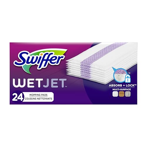 Recarga de Paños de Limpieza Swiffer Wet Jet, Limpiador de Pisos para Madera, Laminado y Cerámica, Multiusos, 24 piezas - imagen 6