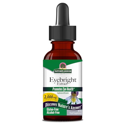 Eyebright Herb de Nature's Answer | Apoya la Salud Visual | Sin OGM, Sin Alcohol, Sin Gluten, Kosher, Vegano, Sin Conservadores 30ml - imagen 3