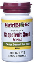 NutriBiotic – Extracto de Semilla de Pomelo 125mg, 100 Tabletas | GSE de Grado Premium con Bioflavonoides | Soporte Inmunológico y Salud General | - imagen 1