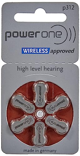 Baterías para audífonos Power One Zinc p312, paquete de 60 piezas - imagen 2