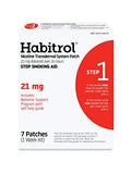 Parches Habitrol de Nicotina Transdérmica | Ayuda para Dejar de Fumar | Paso 1 (21 mg) | 7 Parches (Kit de 1 Semana) | Empaque Puede Variar - imagen 1