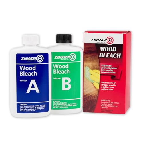 Kit de Blanqueo de Madera Zinsser | Aclara Muebles, Pisos, Gabinetes y Molduras | Elimina Tonos Rojos | Sistema de Aclarado en 2 Pasos | Kit de 2 - imagen 2
