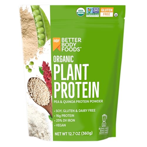 Proteína en Polvo Vegana BetterBody Foods, 16g de Proteína, Sin Azúcar, Libre de Gluten y Lácteos, 12.7 Onzas - imagen 5