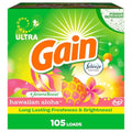 Detergente en Polvo Gain, Aroma Aloha de Hawái, 105 Cargas, 135 OZ - imagen 1