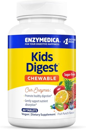 Cápsulas Masticables ENZYMEDICA Kids Digest, 60 Unidades - imagen 6
