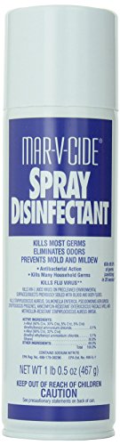 Desinfectante en Spray MAR-V-CIDE, 16.5 oz – Desinfectante y Desodorante de Grado Hospitalario, Elimina Germenes, Bacterias, Virus, Hongos y Moho – - imagen 5