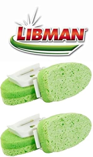 Esponjas de Limpieza Libman Gentle-Touch Repuestos No Rayantes 2 Paquetes de 2 (4 esponjas en total) Hecho en EE. UU. - imagen 2
