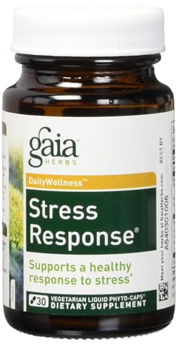 Suplementos Gaia Herbs para Respuesta al Estrés - Apoya la Relajación y Respuesta Saludable al Estrés* - con Rhodiola, Albahaca Sagrada, Ashwagandha - imagen 3