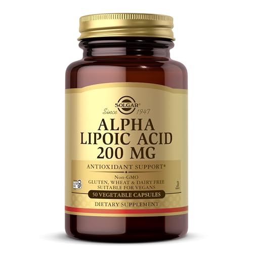 Solgar Ácido Alfa Lipoico 200 mg, 50 Cápsulas Vegetales - Soporte Antioxidante - Ayuda a Reciclar Glutatión, Vitamina C y E, CoQ-10 - Sin OGM, - imagen 5