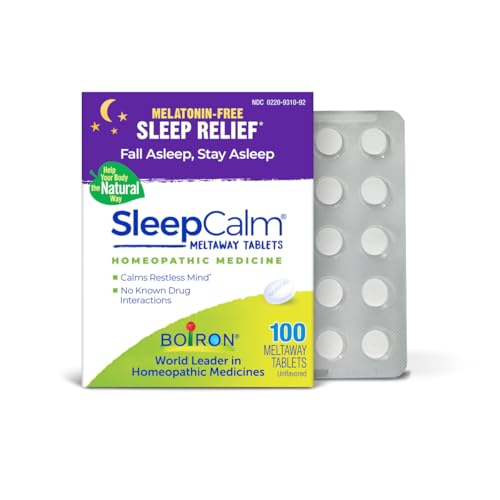 Tabletas Boiron SleepCalm - 100 Unidades para un Sueño Profundo y Relajante - Sin Melatonina y No Adictivas, Tabletas que se Disuelven en la Boca - imagen 5