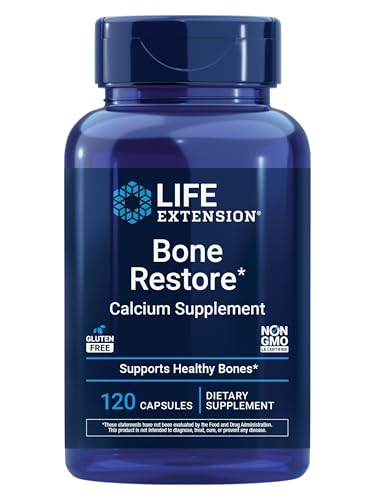 Suplemento de Calcio Life Extension Bone Restore con Vitamina D3, Magnesio, Boro, Zinc, Manganeso y Silicio, 120 Cápsulas, Libre de Gluten y No - imagen 5