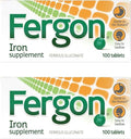Fergon Hierro de Alta Potencia, Soluble y de Fácil Digestión, 27 mg de Hierro, 100 Tabletas - imagen 1