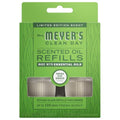 Recargas de Aceite Aromático MRS. MEYER'S CLEAN DAY, Aroma Césped Fresco, Incluye 2 Recargas de 19.8 ml - imagen 1