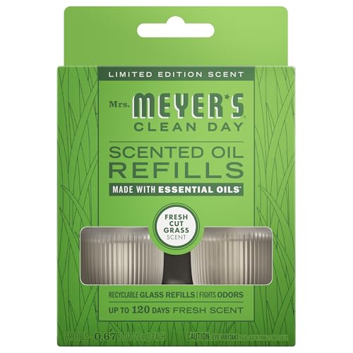 Recargas de Aceite Aromático MRS. MEYER'S CLEAN DAY, Aroma Césped Fresco, Incluye 2 Recargas de 19.8 ml - imagen 4