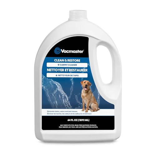 Vacmaster CCS03 Solución de Champú Limpiador de Alfombras, 64 oz Fórmula para Manchas y Suciedad en Alfombras, Tapicería y Alfombras de Área - imagen 1