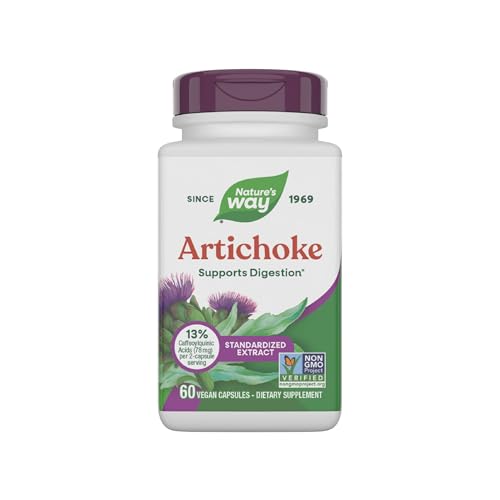 Artichoke de Nature's Way, Apoyo Digestivo*, Verificado Non-GMO, Vegano, Sin Gluten, 60 Cápsulas (El empaque puede variar) - imagen 2