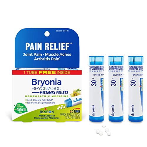 Boiron Bryonia 30C Medicina Homeopática para Alivio de Dolores Articulares, Musculares y Rigidez - 3 Cuentos (240 Gránulos) - imagen 5