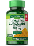 Suplemento Nature's Truth Cúrcuma Curcumina | 120 Cápsulas | con Extracto de Pimienta Negra | Sin OGM y Libre de Gluten - imagen 1