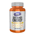 Now Foods Sports, Energía Sostenida, Producción de Energía, Alerta Mental, Cafeína de Liberación Sostenida con Vitaminas B, 90 Cápsulas Veganas - imagen 1