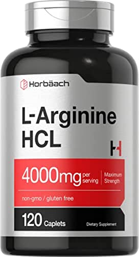 Horbäach L-Arginina HCL 4000mg | 120 Tabletas | Suplemento de Óxido Nítrico | Aminoácido Vegetariano, Sin OGM, Sin Gluten - imagen 2