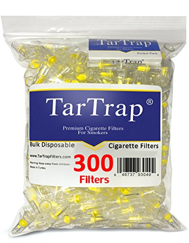 Filtros de Cigarrillos TarTrap 300 Piezas, Eliminación Superior de Alquitrán y Químicos, Para Cigarrillos Regulares y King Size, Filtros Desechables - imagen 2