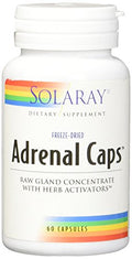 SOLARAY Adrenal Caps, Cápsulas Liofilizadas para el Bienestar - Cóctel Adrenal con Eleuterococo, Centella Asiática, Regaliz y Clavo - Verificado en - imagen 1