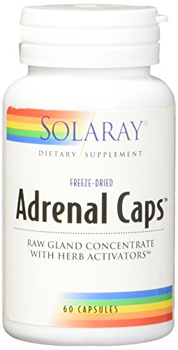 SOLARAY Adrenal Caps, Cápsulas Liofilizadas para el Bienestar - Cóctel Adrenal con Eleuterococo, Centella Asiática, Regaliz y Clavo - Verificado en - imagen 2