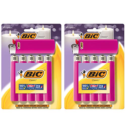 Encendedores BIC Maxi Pocket, Confiables y Duraderos, Colores Variados, Paquete de 12 - imagen 1