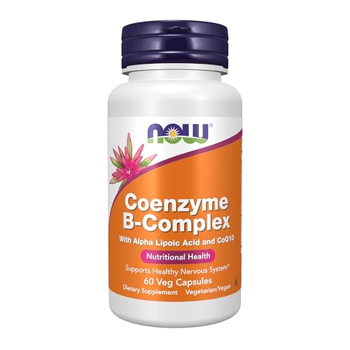 Suplementos NOW Foods, Complejo de Coenzima B con Ácido Alfa Lipoico y CoQ10, Salud Nutricional, 60 Cápsulas Veganas - imagen 6