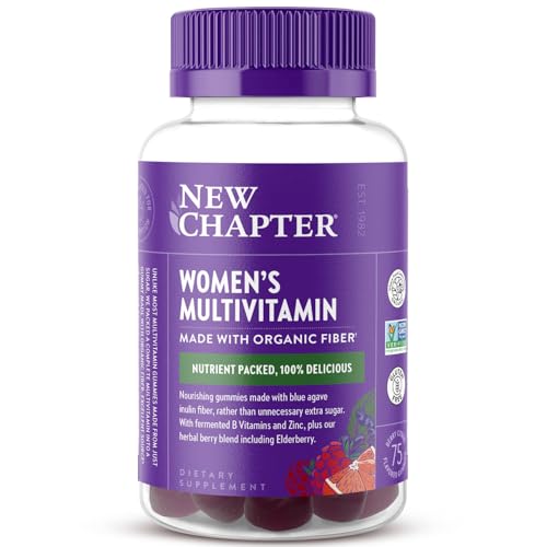 Gomitas Multivitamínicas para Mujeres New Chapter - 59% Menos Azúcar, Vitaminas C, D3 y Zinc, Sin OGM, Sin Gluten, Sabor Berry-Cítrico, 75ct - imagen 2